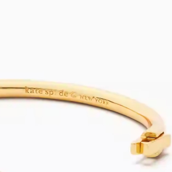 NEW Kate Spade Sailor's Knot Hinge Bangle Bracelet Gold w/ Receipt - Picture 4 of 5